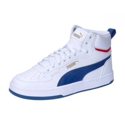 Image of PUMA CAVEN 2.0 MID JR Sneaker, White Clyde Royal Gold, 5 UK