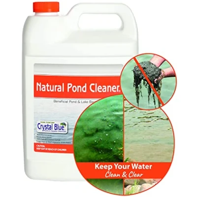 Image of Crystal Blue Natural Pond Cleaner Muck And Sludge Remover, Safe For Koi 1 Gallon Brown gal