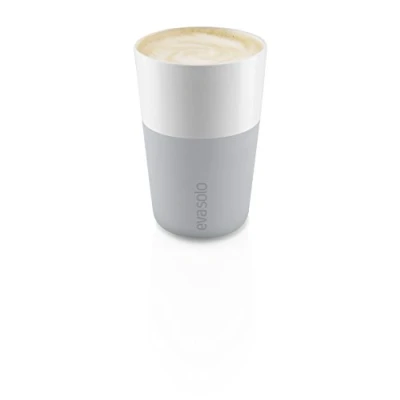 Image of Eva Solo Latte Macchiato Cup Marble Grey 360 ml 2 Pieces