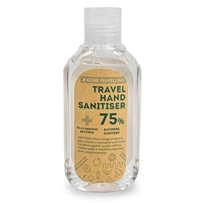 Image of Gone Travelling Antibacterial 75% Alcohol Hand Sanitizer Disinfectant 120ml Sanitiser Antiseptic Gel