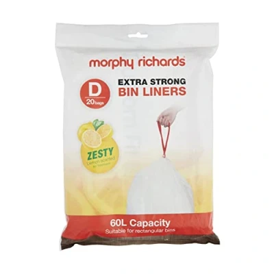 Image of Morphy Richards Lemon Scented 60L Liners x 20
