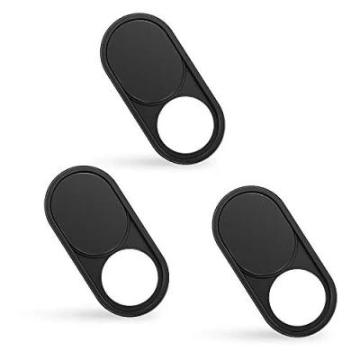 Image of imluckies 3 Pack Webcam Cover Slide, 0.023 inch Ultra Thin Metal Camera for Laptop Computer, MacBook Pro/Air iMac iPad Tablet iPhone 8/7/6 Plus, Echo Show/Spot Web Privacy Covers