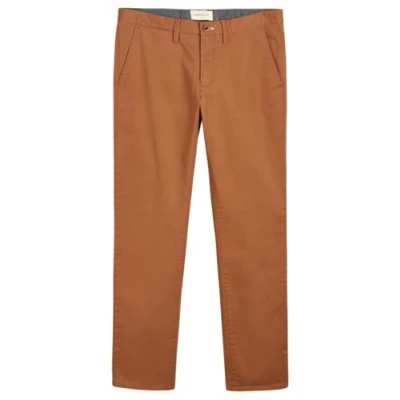 Image of GANT Men&#039;s Slim Twill Chinos Trouser, Roasted Walnut, 36 W/34 L