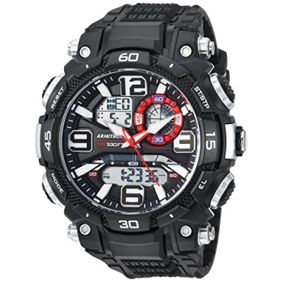 Image of Armitron Sport Men&#039;s Analog Digital Chronograph Resin Strap Watch