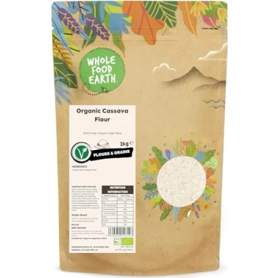 Image of Wholefood Earth Organic Cassava Flour 2 kg GMO Free Vegan High Fibre Certified