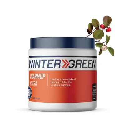 Image of Wintergreen Warmup Ultra Pre Workout Heating Rub External Analgesic with Oil, Menthol &amp; Liquid Pepper Extract for Muscle Warm Up and Pain Relief (500ml)