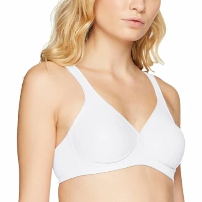 Image of Triumph Womens Modern Soft+cotton N Wireless Bra, White, 32A UK