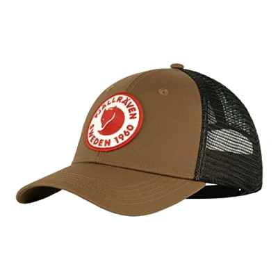 Image of Fjäll Räven Unisex 1960 Logo Långtradarkeps Hat, Timber Brown, L EU