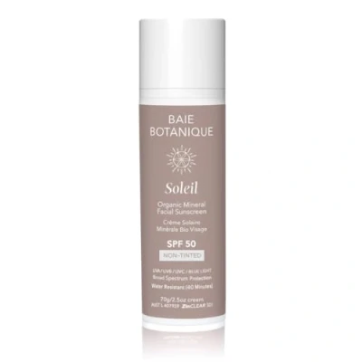 Image of Baie Botanique Soleil Facial Sunscreen SPF50 Non Tinted 70g