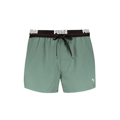 Image of Puma SWIM MEN LOGO Swimming shorts, Men&#039;s, Size: Medium, Dark green