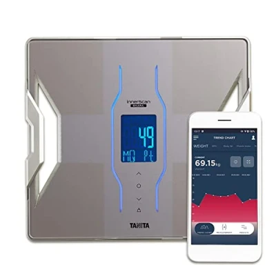 Image of TANITA RD 953 Smart Body Composition Scale with Free App Unique Muscle Quality Score 11 Measurements Platinum