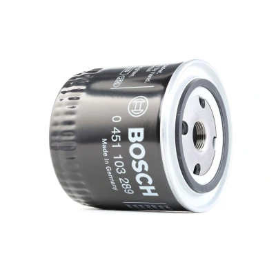 Image of 030115561C Oil Filter BOSCH 0 451 103 289 3/4&quot; 16 UNF Spin on VOLKSWAGEN: Caddy 2 Pickup, Lupo / 3L, Polo III Hatchback