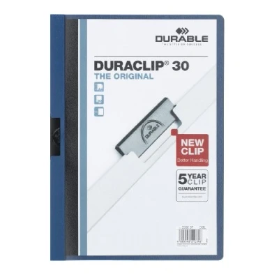 Image of Durable 3mm Duraclip File Dk Blu P25 DB220007