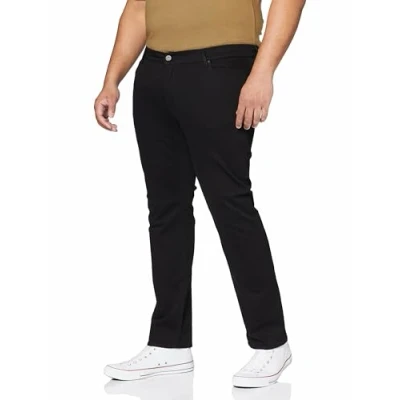 Image of BRAX Men&#039;s Style Chuck Hi Flex: Five Pocket Jeans, Black (Perma 1), 34W / 34L