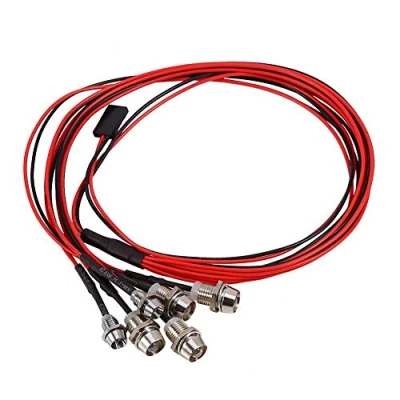 Image of 6 LED RC Car Light, 3 7V Headlight Taillight Set 5mm/3mm Diameter Light for 1/10 Model Truck