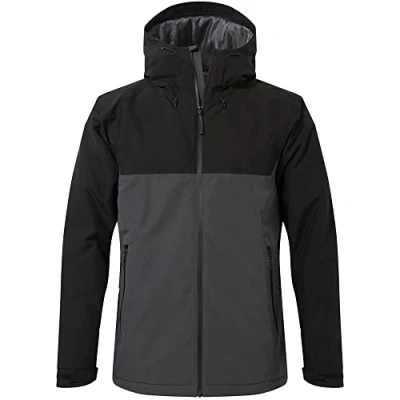 Image of Craghoppers Unisex Expert Thermal Insulated Jacket Waterproof Jacket, CarbGrey, Blk, XXXL