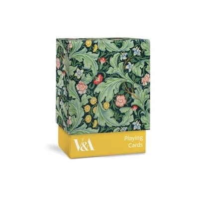 Image of Museums &amp; Galleries Leicester Wallpaper Playing Cards J.H. Dearle Design