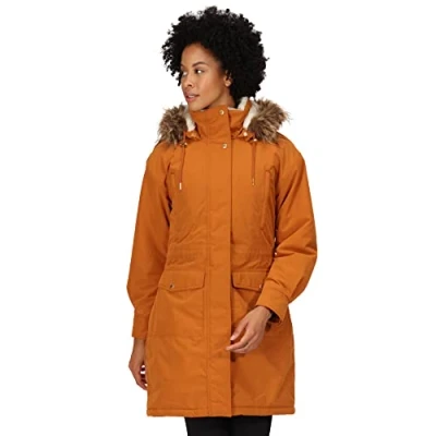 Image of Regatta Women&#039;s Shiloh Jackets Waterproof Insulated, CopperAlmond, 10 UK