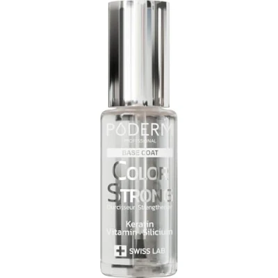 Image of Top Coat Nail Strengthener with Biotin, Silicon, Keratin Fortifies &amp; Ensures long lasting color on weakened, brittle nails due to semi permanent Hands Feet Swiss Made
