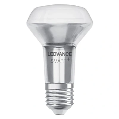Image of Ledvance Smart LED lamp with Bluetooth Mesh, R63 spot for E27 Base Made of Glass 6W, Replaces Conventional 60W Reflector Lamps, controllable Alexa &amp; Google Assistant, 1 Pack