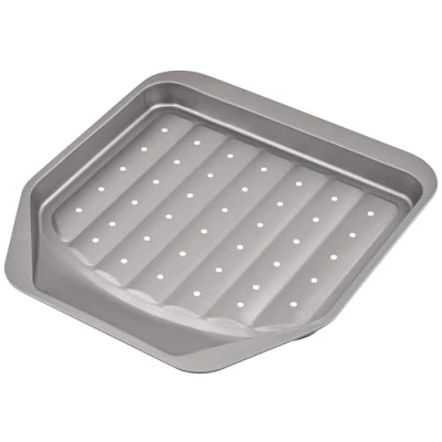 Image of Judge Everyday JDAY50 Non Stick Perforated Chip Tray, Carbon Steel, Grey