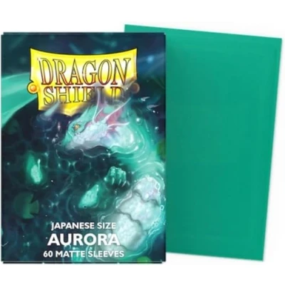 Image of Arcane Tinmen AT 11158 Sleeves Matte Dragon Shield: Japanese Carpet Player&#039;s Choice: Aurora (60), Silver