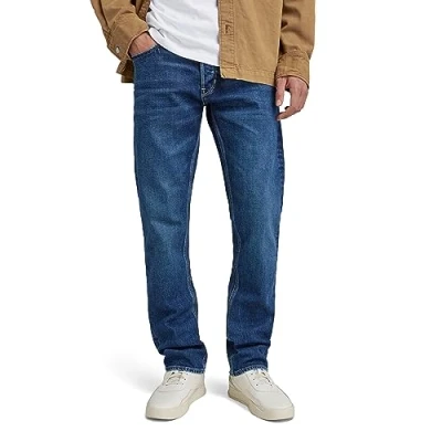 Image of G Star Men&#039;s Mosa Straight Jeans, Blue (faded atlantic ocean D23692 C052 G119), 36W / 36L