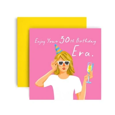 Image of Huxters 30th Birthday Card for Her Friend Female Champagne Daughter Sister Auntie Girls 14.8cm (30th)