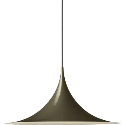 Image of GUBI Semi pendant light, Ø 60 cm, glossy cocoa brown