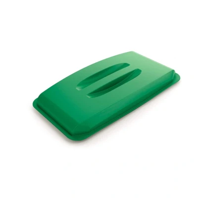 Image of Durable DURABIN 60 Lid Green to Be Used with Waste Bin Easy Grip Handle Made of Strong Polypropylene