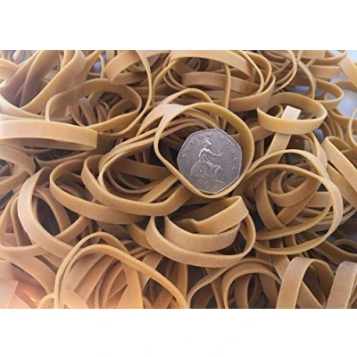 Image of 40 x Thick 2.25&quot; First Steps ® Rubber Elastic Bands 60mm 6mm Heavy Duty No.62