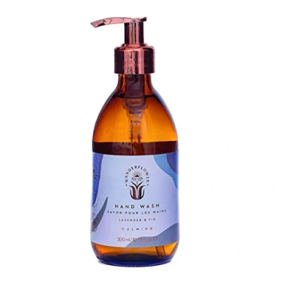 Image of Wanderflower Hand Wash 300ml With Essential Oils Calming Lavender &amp; Fig