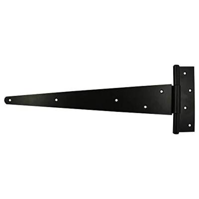 Image of Timco STH24BTaurus Pair of Strong Tee Hinges Black 24&quot;