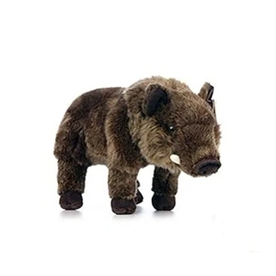Image of Living Nature Wild Boar Piglet, Realistic Soft Cuddly Toy, Naturli Eco Friendly Plush, 29cm