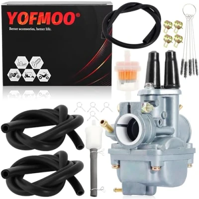 Image of Yingshop Carburetor Carb for Yamaha PW 80 PW80 Assembly Y zinger Yzinger 1983 2006 Gas Filter