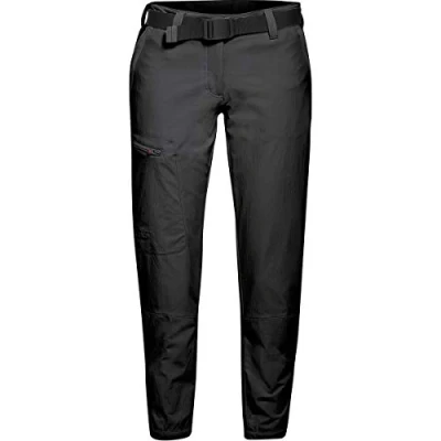 Image of Maier Sports Women&#039;s Lulaka Walking Trousers 7/8 90% PA 10% Elastane 9 Sizes, Outdoor/Trousers with Belt Black Elastic, Quick Drying and Waterproof, Womens, 231008, Graphite, 44 (EU)