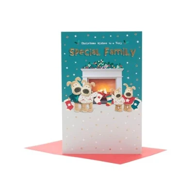 Image of Boofle To A Very Special Family Cute Christmas Greeting Card