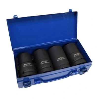 Image of US PRO Tools 4PC 1&quot; DR 6PT Deep Impact Sockets 27,30,32,33mm 3692