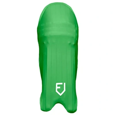 Image of FORTRESS Cricket Pad Covers 9 Colours Batting Pads Wicket Keeper (Wicket Pads, Green)
