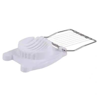 Image of White Plastic Egg Slicer By Ashley