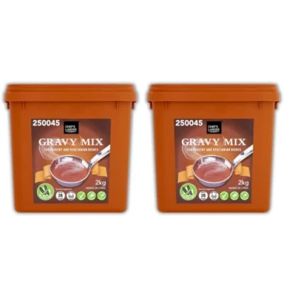 Image of 56L Gravy Mix Gluten Free for Poultry and Vegetarian Dishes Suitable Coeliacs Vegetarians (56L (2x28L))