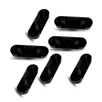Image of Glazing Supplies Direct 100 x UPVC Drainage Caps Durable Weep Hole Covers, Replacement Drain for double glazed doors and windows, Made in UK from Hardwearing Materials ASA (Black)