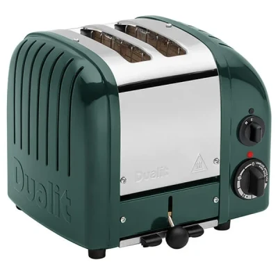 Image of Dualit Classic Vario AWS Evergreen 2 Slot Toaster With FREE Gift