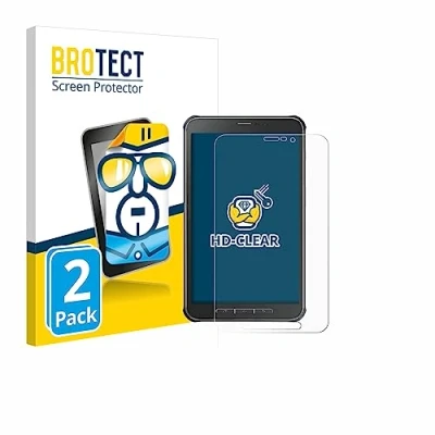 Image of brotect Screen Protector compatible with Samsung Galaxy Tab Active SM T365 (2 Pack) HD Clear Protection Film
