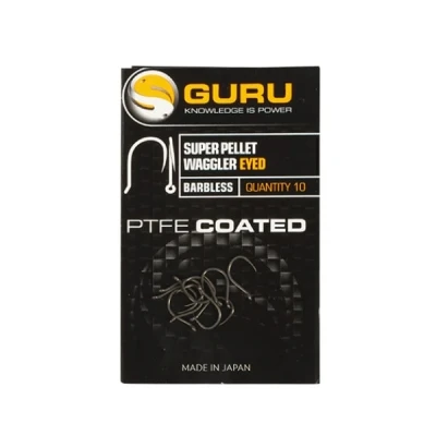 Image of Guru Super Pellet Waggler hooks Hook Size 14 Coarse