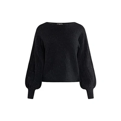 Image of nascita Women&#039;s Knitted Jumper, Black, XL/XXL