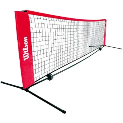 Image of Wilson Mobile Tennis Court Net, Width 6.1 M, Red