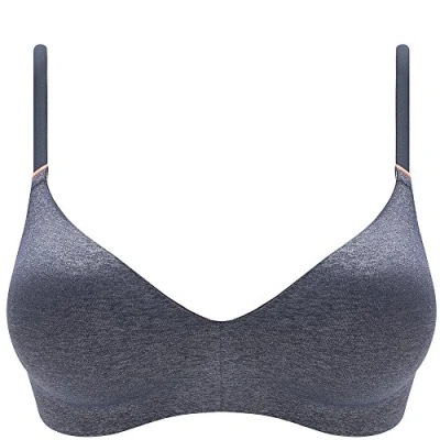 Image of Chantelle DE Women&#039;s Soft Stretch Wireless Bra, Blue (Bleu Chine Io), (Size: Medium)