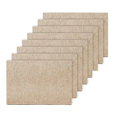 Image of Furniture Pads Floor Protectors Felt 8 PCS, 20 x 15 cm, 5 mm Thick, Self Adhesive for Chair Legs