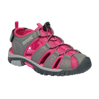 Image of Regatta Kids Westshore Closed Toe Walking Sandals Granite Cabaret 6 UK